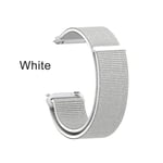 Replacement Watch Band Nylon Fiber Wrist Strap White