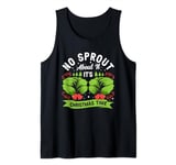 No Sprout About It It's Christmas Time Baby Cabbages Dinner Tank Top