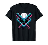 Baseball Home Plate Drip Boys Baseball Bat, Baseball Drip T-Shirt