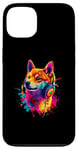 iPhone 13 Artistic Colorful Jack Russell Terrier Headphones Dog Jacky Case