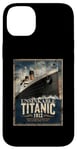 Coque pour iPhone 14 Plus Affiche souvenir historique de croisière RMS Titanic 1912