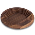 Spring Copenhagen-Colosseum Amfi Platter Ø28 cm, Walnut