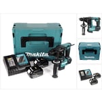 Dhr 171 rmj Perceuse à percussion sans fil Brushless sds Plus 18V 1,2J + 2x Batteries rechargeables 4,0Ah + Chargeur + Coffret Makpac - Makita