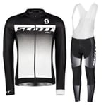 SCOTT 2023 mountainbike cykel herr långärmad kostym cykelkläder andas MTB cykelkläder jersey ciclismo cycling set 1 XXL