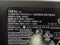 GENUINE DELL LATITUDE E5520M CORE I7 19.5V 4.62A POWER SUPPLY UNIT ADAPTER