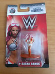 Jada Toys - Metal Die Cast Figures - WWE Nano Metalfigs - Sasha Banks 2 Inches