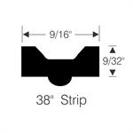 Steele Rubber Products 60-0346-42 tätningslist mellan huv och torped