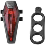 Lumiere Velo Arriere USB Rechargeable, Feu Arriere Velo avec Indicateur de Freinage, Lampe Velo de Freinage Arrière LED Puissantes Super Étanche,