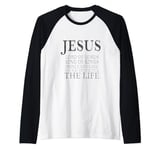 Jesus Lord of Lords King of Kings Prince of Peace Way Truth Raglan Baseball Tee