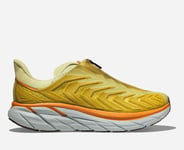 HOKA Project Clifton Chaussures en Golden Lichen/Celery Root Taille 44 | Lifestyle