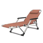 Transat Jardin Chaise Longue Pliable Fauteuil inclinable, Salon Chaise pliante Pause déjeuner Recliner fonction Lazy Accueil Dossier Président Nap Bureau Plage Chaise 178x65x25cm (Couleur, Noir),rouge