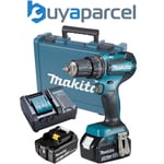 Makita DHP485F001 18V LXT Lithium Ion Brushless Combi Hammer Drill - 2x 3.0ah