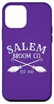 Coque pour iPhone 12 mini Salem Broom Company Costume de sorcière d'Halloween pour femme