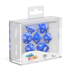 Solid: Blue/white (7-Die RPG set)