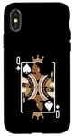 Coque pour iPhone X/XS Black History Month - Carte de la Reine Spade Africaine Noire - Fille Afro