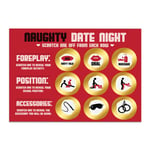 Naughty Date Night Scratch Card Valentines Day Anniversary Gift For Him Her