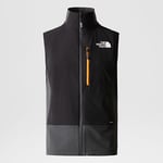 The North Face Men's Dawn Turn Hybrid Ventrix™ Gilet Asphalt Grey-TNF Black-Shocking Orange (7Z8R OE4)