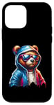 iPhone 12 mini Small Teddy Bear Cool Graphic Hip Hop Kids Men Boys Young Case