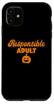 Coque pour iPhone 11 Costume d'Halloween responsable pour adulte