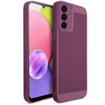 Moozy VentiGuard Coque de téléphone pour Samsung A14, Violet – Housse respirante avec motif perforé pour la circulation de l'air, ventilation, coque de téléphone anti-surchauffe - Neuf