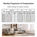 WiFi Smart Thermostat Temper Controller Weekly Programmable Touch