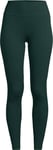 Casall Women's Multi Rib Seamless High Waist Tights Dark Pine, L