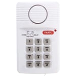 4X(Loud Wireless Door Alarm Security Pin Panic Keypad for Home Office Garage She