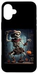 iPhone 16 Plus Troll Scarecrow in a Haunted House Halloween Case