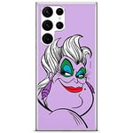 ERT GROUP mobile phone case for Samsung S22 ULTRA original and officially Licensed Disney pattern Ursula 001 optimally adapted to the shape of the mobile phone, case made of TPU