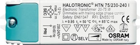 Halotronic Nano Transformator 12V AC 20-75W Dimbar