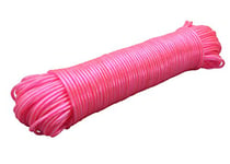 Buerstenmann Corde à Linge et Fil Core, Rose, 50 m