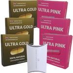 Ultra Gold & Ultra Pink Sex Tablets for Men and Women Bundle - Strong Natural Sexual Enhancers for Couples! Libido, Endurance & Sex Drive Support! Contains Maca, Ginseng