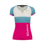 Karpos Moved Evo Jersey - T-shirt femme Innuendo / Delphinium M