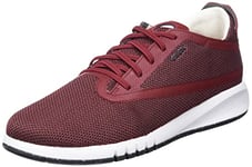 Geox Homme U Aerantis D Sneakers, Bordeaux, 46 EU