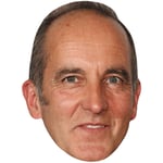 Kevin McCloud (Short Hair) Celebrity Mask, Flat Card Face