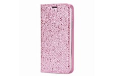 Hsmy Coque et étui téléphone mobile Etui magnétique brillant ultra-fin pour huawei p20 lite - rose