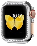 Apple Watch Serie 4/5/6/SE/SE2 Cover Diamond Case - 40mm - Sølv