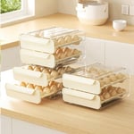 1Set 2 Tier 32 Drawer Egg Storage Box Organizer Egg Tray Tray PP+PET U9L47023