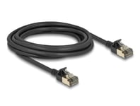 DELOCK – RJ45 Network Cable Cat.8.1 F/FTP Slim Pro 3 m black (80341)