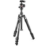 Manfrotto MKBFRLA4B-BHM Befree Advanced 2N1 Travel Tripod with Monopod, Lever Lock, Tripod Bag, Plate and Ball Head Included for Canon, Nikon, Sony, DSLR, CSC, Mirrorless, Up to 9kg, Aluminium