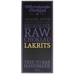 Wermlands Choklad Raw & Ekologisk Tree To Bar Choklad Lakrits