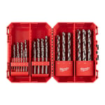 Milwaukee Thunderweb HSS-Ground DIN 338 Metal Drill Bit  (Set of 25) 4932493870