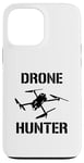 Coque pour iPhone 13 Pro Max Drone Hunter Objet volant Contrôle de la circulation aérienne