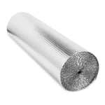 VINGO Film Isolant pour Mur, Sol Film d'isolation Double feuille à bulles d'aluminium Isolant Thermique 1x10m