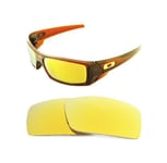 NEW POLARIZED CUSTOM 24K GOLD LENS FOR OAKLEY GASCAN SUNGLASSES