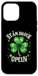 iPhone 12 Pro Max ST AM DIAOCK OPENLN Four-leaf Clover Case