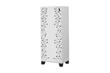 Shoe Cabinet Hvit|Svart - Skooppbevaring