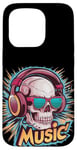 Coque pour iPhone 15 Pro Cool Headphones Music Lover