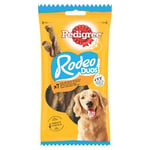 PEDIGREE RODEO Duos Récompenses pour Chien - 70 Torsades à Mâcher (Lot de 10 Sachets 123g) - Friandises au Poulet et Saveur Bacon - Récompense Idéale pour Eduquer ou Faire Plaisir à son Chien