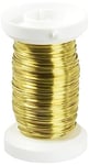 Glorex GmbH Glorex 6 2220 089 Gold Fil, Avec noyau en cuivre, 0,4 mm, env. 40 m sur bobine pour imprimante 3d RepRap